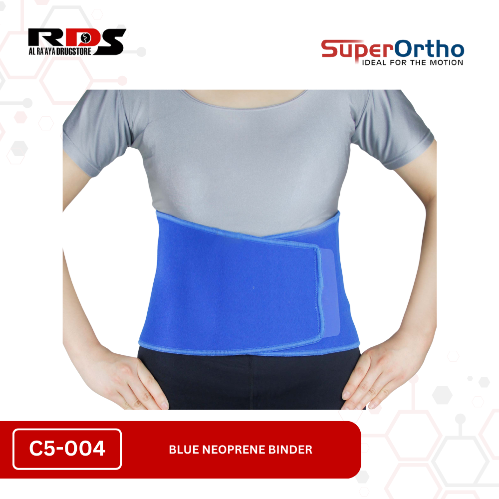 Blue Neoprene Binder (C5-004)